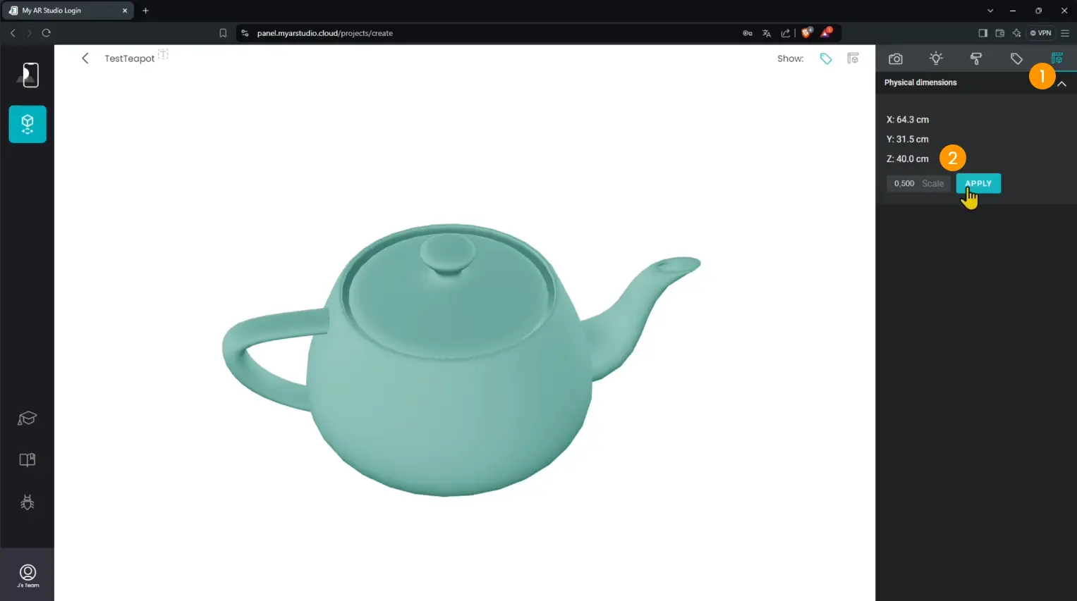 Pagina tab transform
