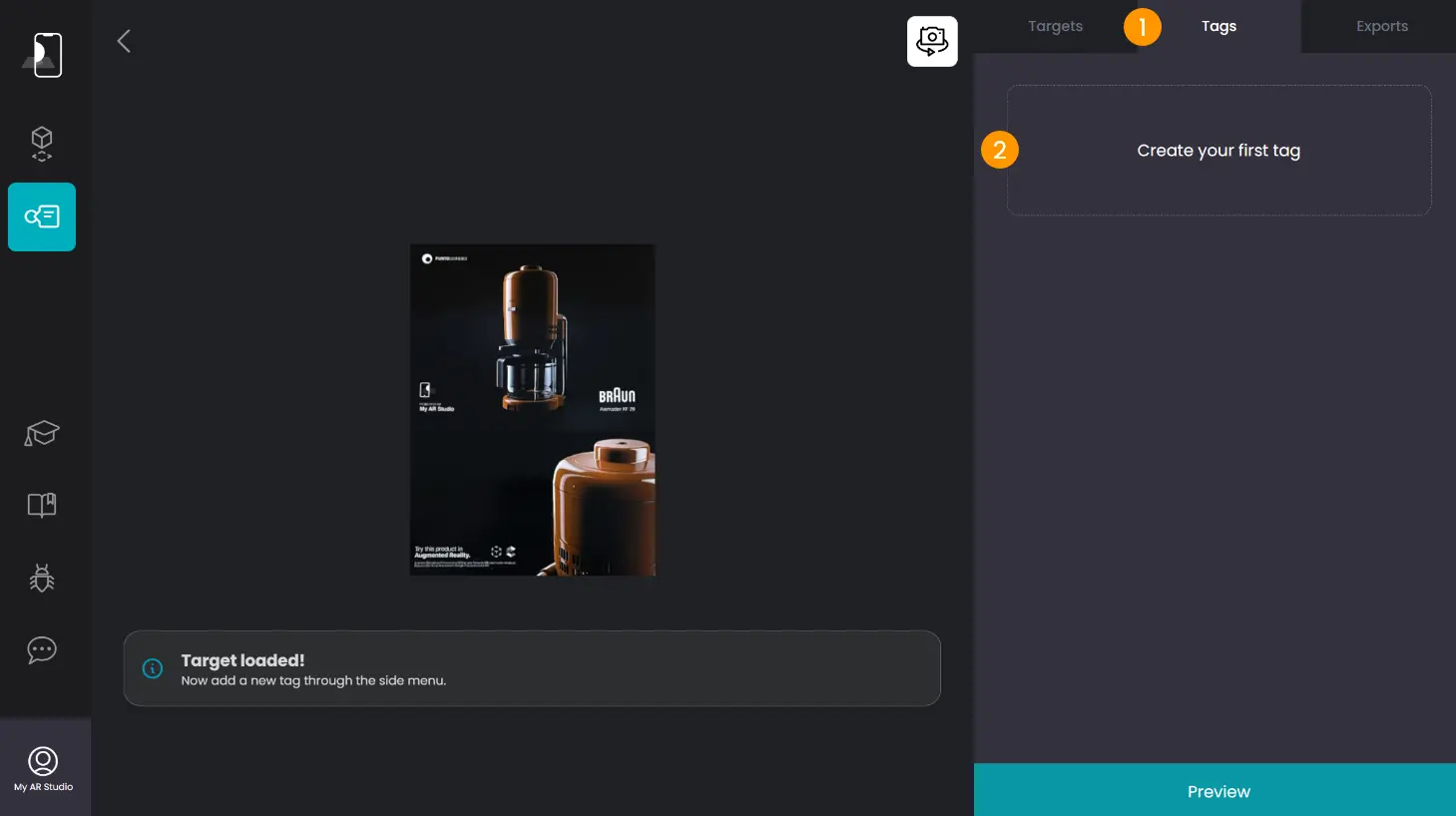 Create Tag Page Create Tag Page