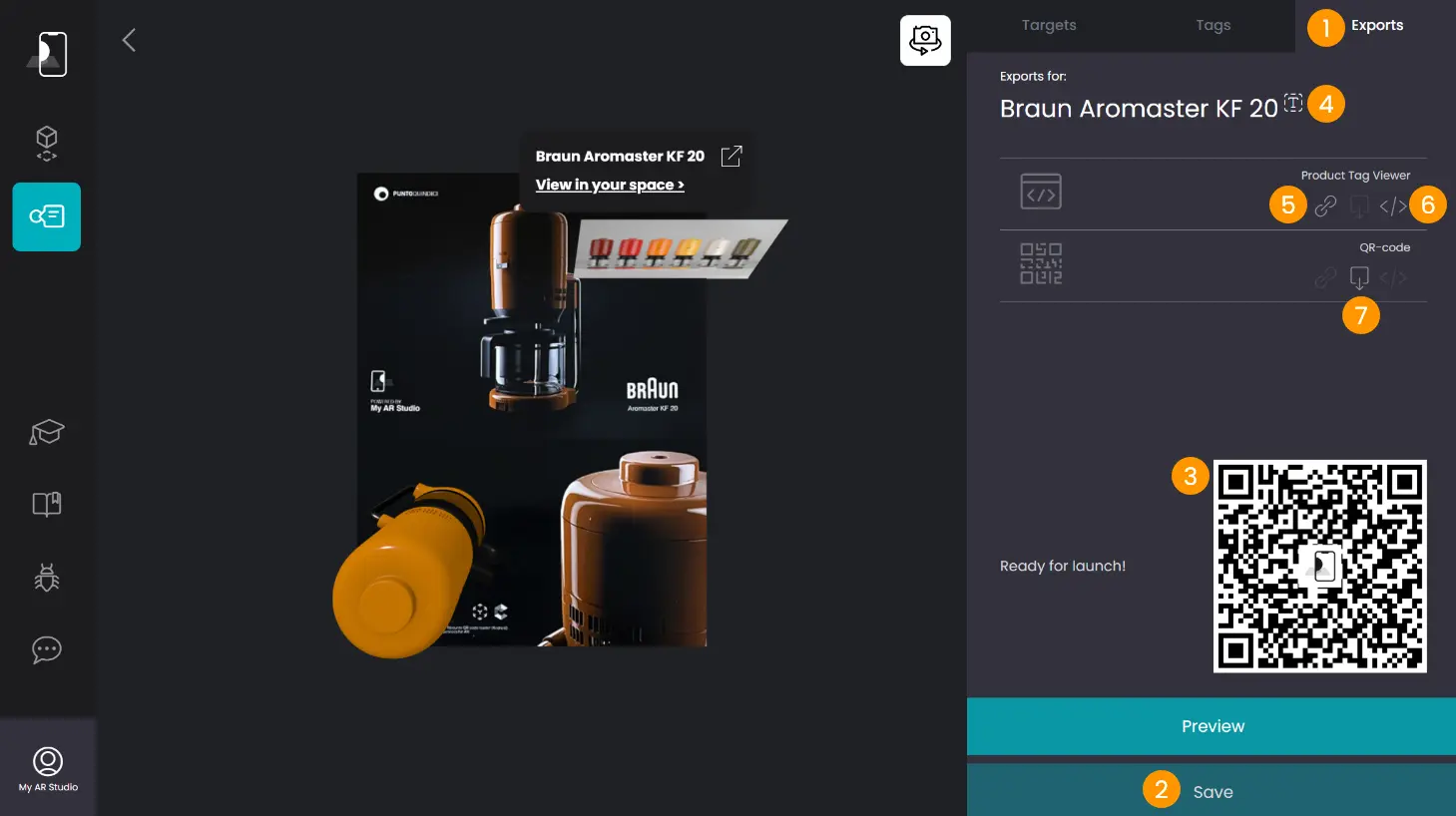 Exports Tab Page Exports Tab Page