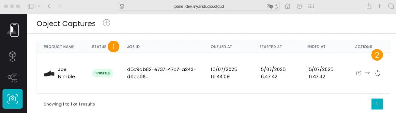 List of photo sets to be processed with Object Capture List of photo sets to be processed with Object Capture