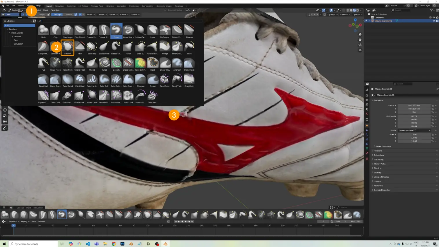 Sculpt mode