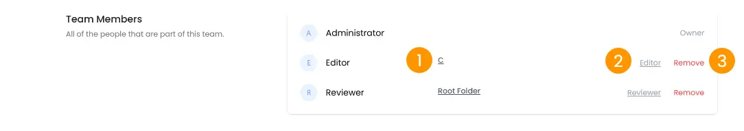 Manage members in the Team section in My AR Studio